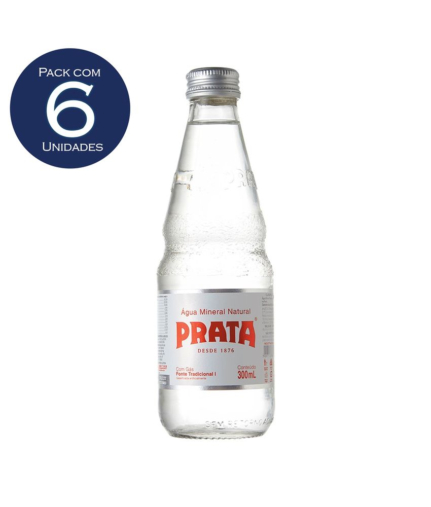 AGUA MINERAL COM GAS PRATA OW PILFER 300mL